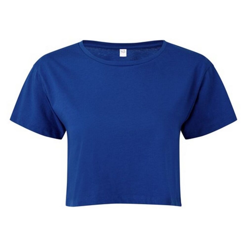 TriDri Womens/Ladies TriDri Crop Top / Royal